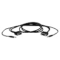 SF Cable, 10ft Ultra Slim SVGA Cable HD15 M/M Triple Shielded + 3.5mm M/M Audio