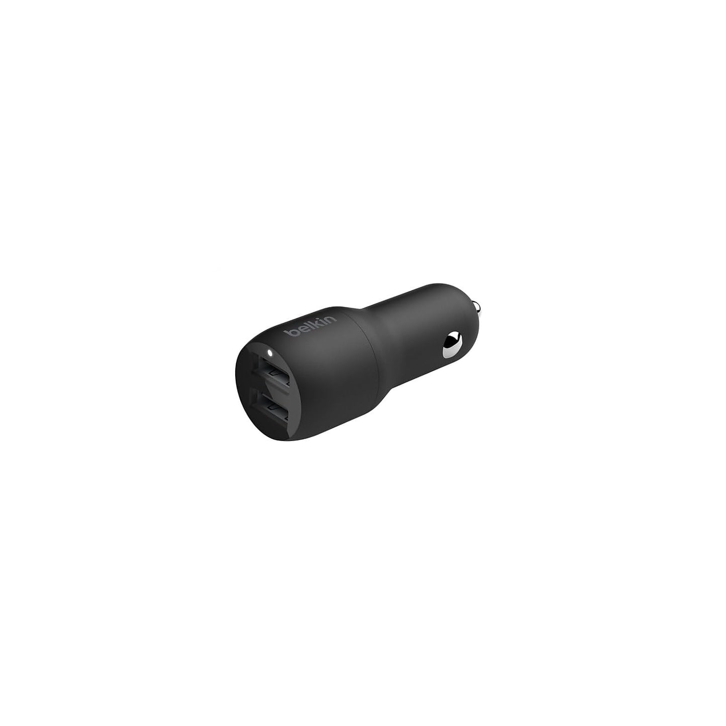 Belkin 24 Watt Dual USB Car Charger - 2 12W USB A Ports with Fast Charging for Apple iPhone 14, 14 Pro, 14 Pro Max, iPhone 13, 13 Pro, 13 Pro Max