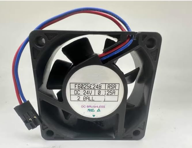 F6025E24B RSR DC 24V 0.125A 60x60x25mm 2-Wire Inverter Fan