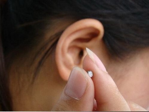 COOMAX Mini Spy Earpiece Invisible Earphone Cheat Covert Earpiece for Mobile Phone