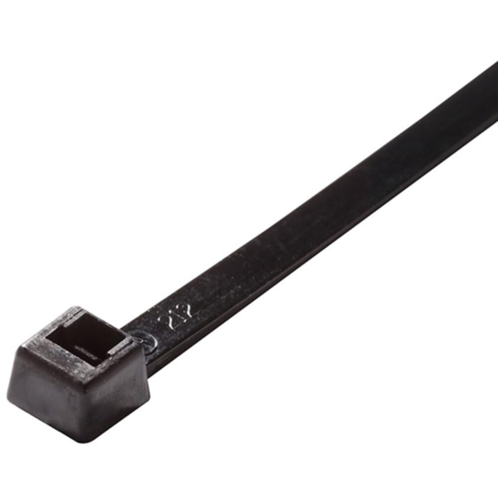 Standard Cable Ties 50 Pound 11 Inch UV Black 100 Count Made in USA