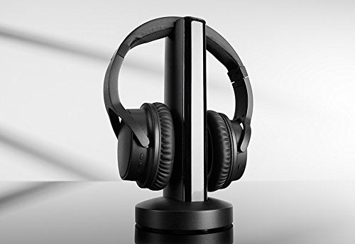 Sharper Image TV Wireless Headphones Black