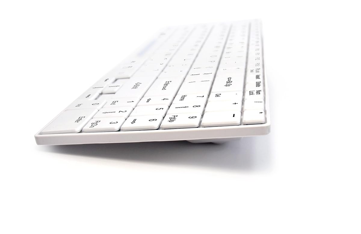 Man & Machine Its Cool Keyboard, Washable - White