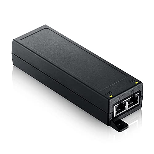 Zyxel Single port Powerinjector | 1-2.5G MultiGig 802.3at PoE+ Injector | Simple Plug and Play | IEEE 802.3af/at