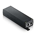Zyxel Single port Powerinjector | 1-2.5G MultiGig 802.3at PoE+ Injector | Simple Plug and Play | IEEE 802.3af/at