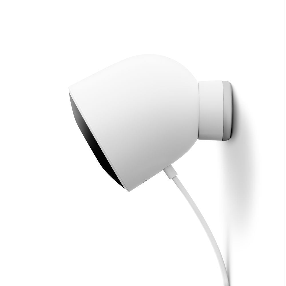 Nest Cam Outdoor Security Camera w/ Accessories - White (Renewed)