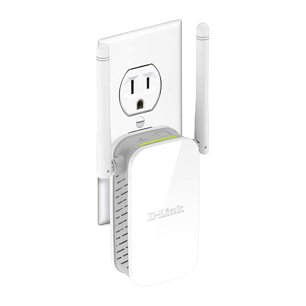 D-Link N300 Mesh Wi-Fi Range Extender- Cover up to 850 sq. ft. - Mesh, Booster, Repeater, Access Point, Extend Wi-Fi in Your Home, Ethernet Port, Easy