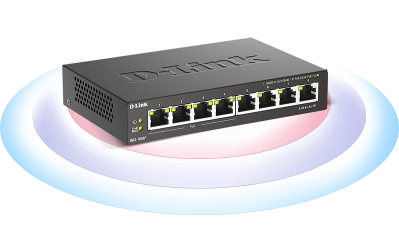 8-Port Gigabit Switch w/PoE