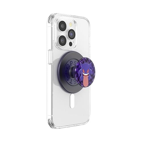 PopSockets PopGrip for MagSafe, Magnetic Phone Grip & Stand, Swappable Top, Secure Grip for iPhone MagSafe Cases, Kickstand for Hands-Free Viewing