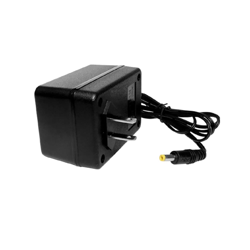 WICAREYO Power Supply AC Adapter with 5.9ft AV TV Video AV Cable Compatible for Genesis 2 & 3