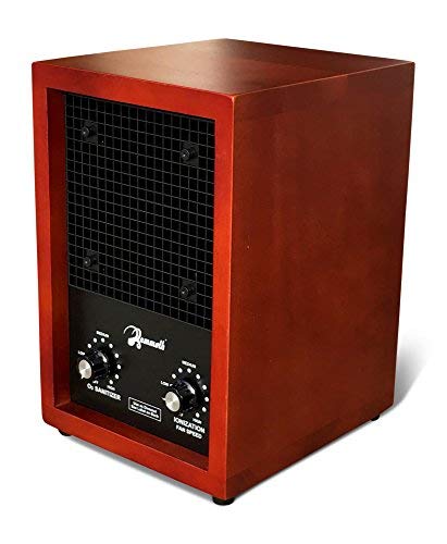 Mammoth Ion and Ozone Generator 3000 mg/hour, Adjustable up to 3,500 SqFt Ionizer & Deodorizer Ozone Odor Eliminator- Ozone Machine Wooden Design