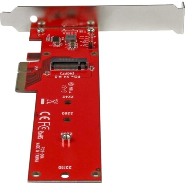 StarTech M.2 PCIe SSD Adapter, x4 PCIe 3.0 NVMe/AHCI, M-Key/NGFF (PEX4M2E1)