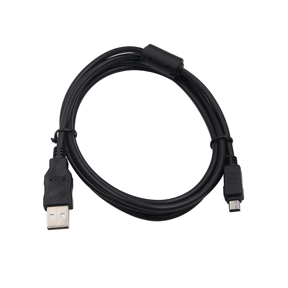 CB-USB5 USB Cable Replacement 12Pin CB-USB6/CB-USB8 Camera Transfer Data Sync Charging Cord Compatible with Olympus Digital Camera E330 E-410 E-510