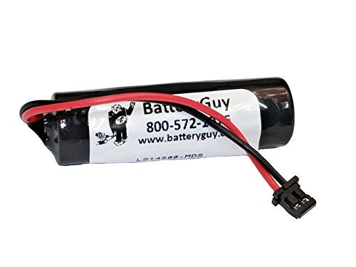 BatteryGuy LS14500-MDS Replacement 3.6V 2600mAh Lithium PLC Batteries - Qty of 5