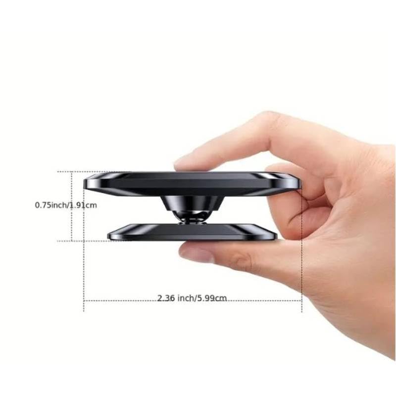 Magnetic Car Phone Holder 3Pcs Car Magnetic Phone Holder Mount Universal Suction Cup Navigation Support Adjustable 360 Rotation for Automotive
