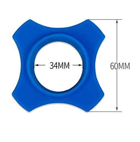 DNHCLL 4 PCS Rubber Microphone Anti-roll, Anti-Fall and Anti-Slip Sleeve KTV Microphone Protection Shockproof Ring Microphone Anti-Slip Ring