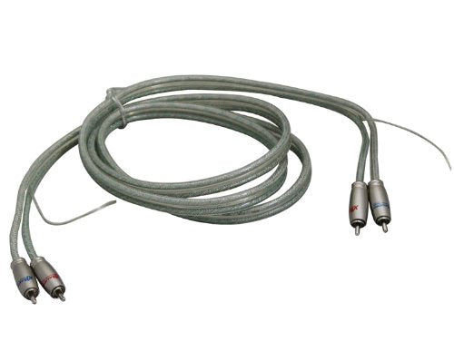 XP Audio XCR17 Master Competition RCA 17-Feet Cables Quad Shielded Twisted Pair RCA with Remote Wire and Metal Split