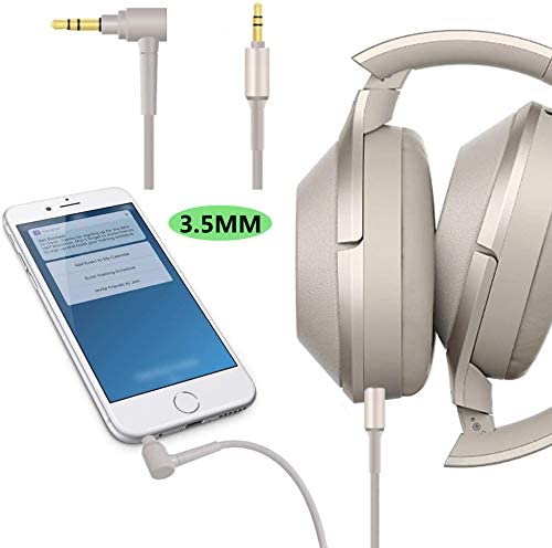 Saipomor WH1000XM5 Replacement Audio Cord WH-1000XM4 Cable Compatible with Sony WH1000XM2 WH-1000XM3 MDR-XB950BT MDR-100ABN MDR-10R MDR-1000X…