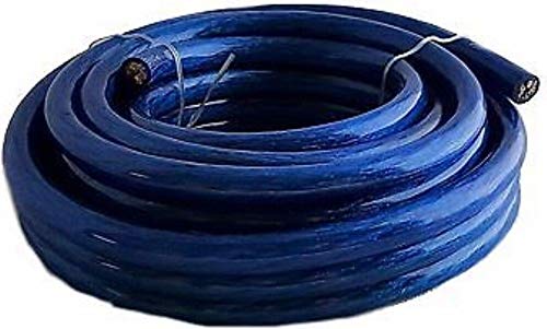 American Terminal 100 FEET 0 Gauge Blue & RED Power + Ground Wire Cable 1/0 Gauge CAR Audio