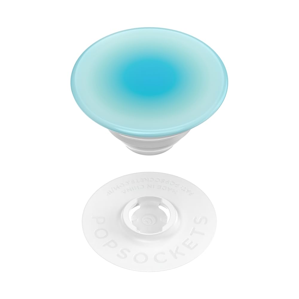 PopSockets Adhesive Phone Grip, Holder, Phone Stand, Light Blue - Tranquil Aura