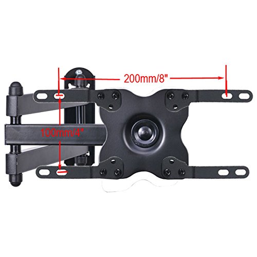 VideoSecu Swivel Tilt TV Wall Mount for Most Emerson 19" 22" 24" 26" 28" 29" LE190EM3 LD190EM2 LE220EM3 LED24A45RQ LD260EM2 LC260EM2A LD280EM4
