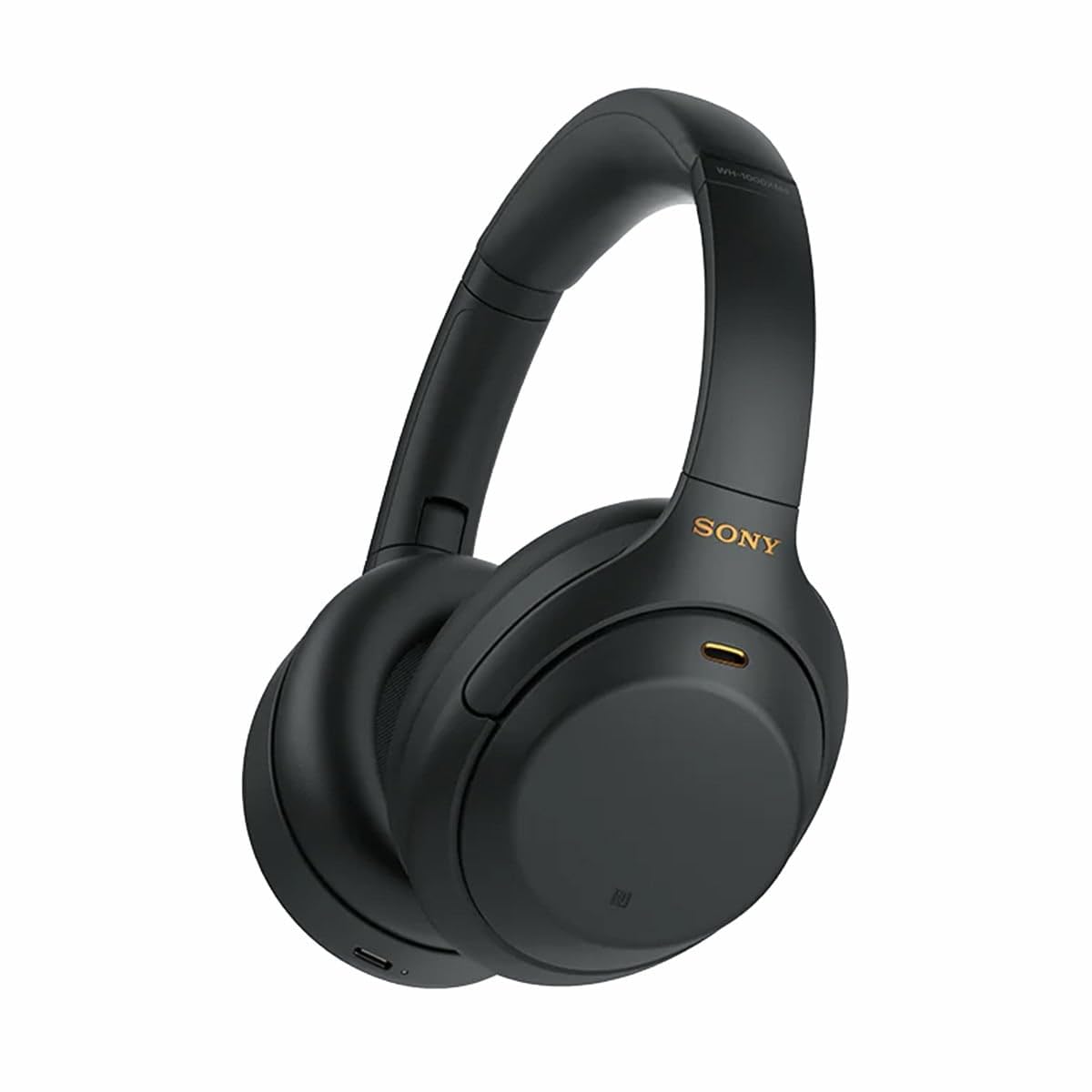 Sony WH-1000XM4 Wireless Noise Canceling Overhead Headphones with Mic for Phone-Call, Voice Control, Black, with USB Wall Adapter and Microfiber…
