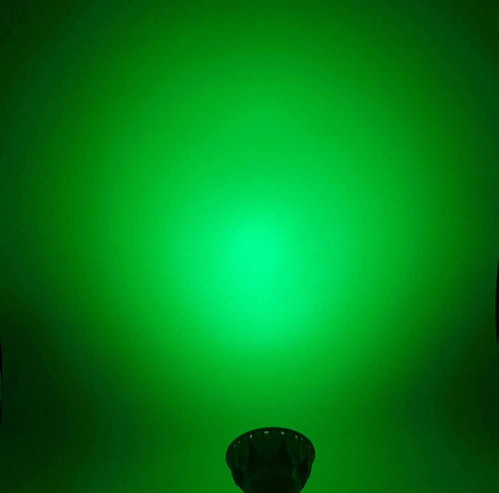 JSVSAL MR16 GU10 LED Bulb,Green,120V 6W, Aluminum Casing,Dimmable,2-Pack
