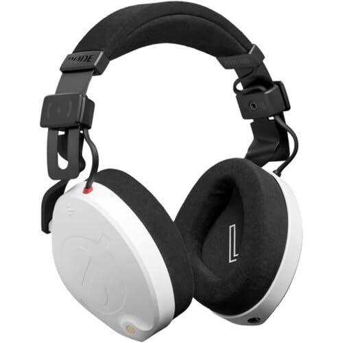 Rode NTH-100 White Professional Over-Ear Headphones with Rode NTH-MIC Microphone for NTH-100 Headphones