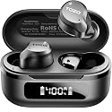 TOZO NC9 Hybrid Active Noise Cancelling Wireless Earbuds, 6 Mics ENC Clear Call, IPX8 Waterproof, in Ear Bluetooth 5.3 Headphones Stereo Bass Ear Buds
