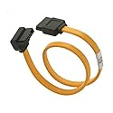 SATACables 16 inch Low Profile Straight to Right SATA Cable - LP30SR407