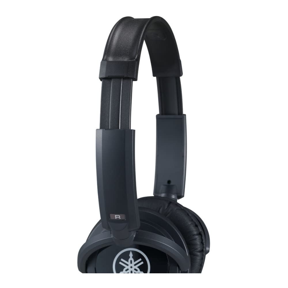 Yamaha HPH-100B Dynamic Closed-Back Headphones, Black