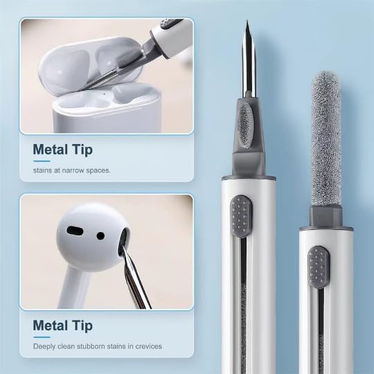 Cleaning Kits for Airpods Pro 1 2 3 Multi-Function Cleaner Pen Soft Brush for Bluetooth Earphones Case Cleaning Tools for iPhone 16 15 Pro Max Lego