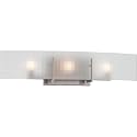 Nuvo 60/5187 Three Light Vanity, Pwt, Nckl, B/S, Slvr
