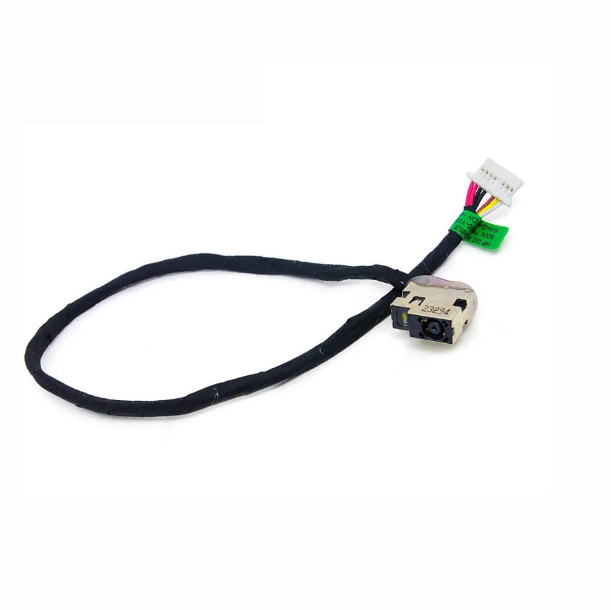 Fleshy Leaf DC Power Jack Harness Cable Replacement for HP 14-AX 17-G 17-S 799750-F23 799750-S23 799750-T23 799750-Y23