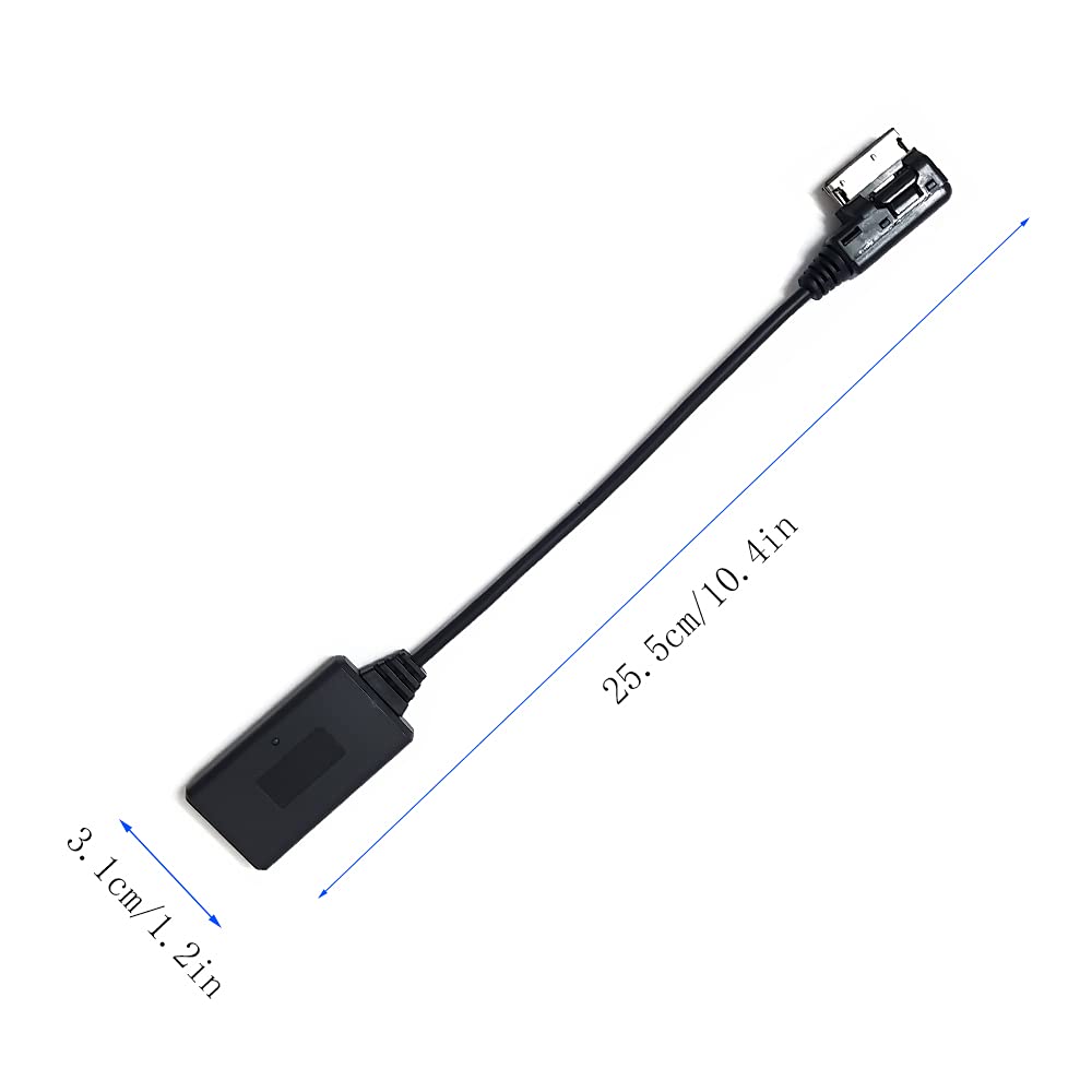 Bojer Bluetooth Adapter Compatible with Mercedes Benz Car Apple Android Phone Music MMI Interface Wireless Cable Capable Devices