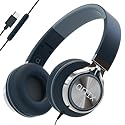 ARTIX CL750 USB C Wired Headphones with Mic & Volume Control Noise Isolating for iPhone 15-17, Samsung Computer Earphones Wired, On-Ear with Wire…