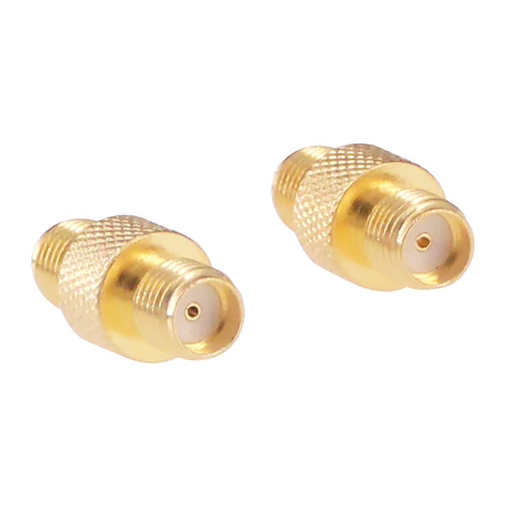 RFaha 5pcs Antenna Adapter SMA Female to Female Connector SMA Coupler Barrel Adapter Converter for Antenna Radio(F26-5)