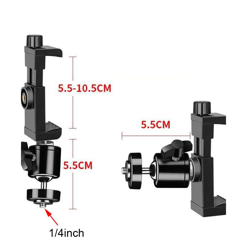 ThtRht Indoor Security Camera Ceiling Wood Beam Mount Stand with Clips Interior Door Frame Clasp Bracket 1/4'' Thread Mount Camera Holder for Baby