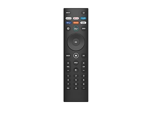 Amtone XRT140 Universal Replacement Remote Control for VIZIO All LED LCD HD 4K UHD HDR Smart TVs with Netflix Dis+ Crackle Tubi Apps for D24FF1