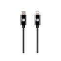 Monoprice Lightning to USB-C Charging Cable - Apple MFi Certified, 1.5 Feet, Black - Essential Series