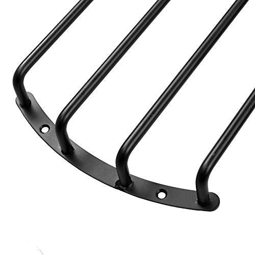 Black Color Metal Car Bar Grille Audio Speaker Subwoofer Grill Grille Cover Protector (10" 4 Bars)