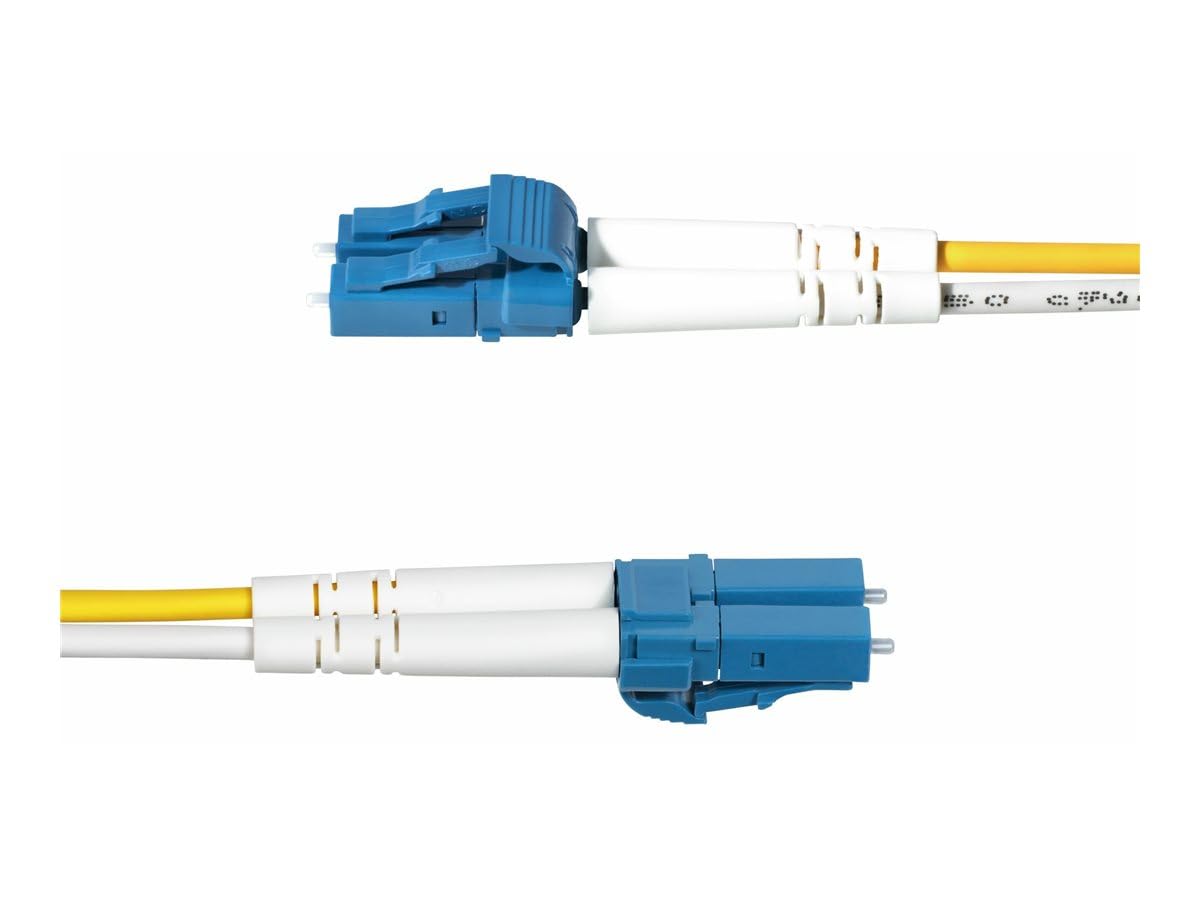 StarTech 82ft/25m OS2 Fiber Cable, LC to LC, 9/125 Duplex, LSZH