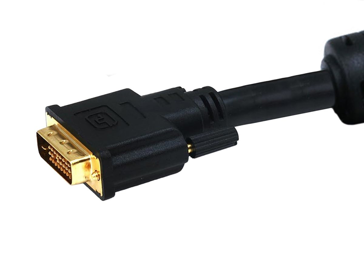 Monoprice 6ft 28AWG CL2 Dual Link DVI-D Cable - Black