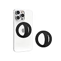 LFGKMZ Silicone Magnetic Phone Grip for Magsafe,Compatible with MagSafe for iPhone 16/15/14/13/12 Series - Black