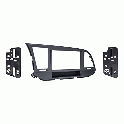Harmony Audio Radio Install Bundle Fits Hyundai Elantra 2017 2018 with Metra 99-7376B Double DIN Dash Kit