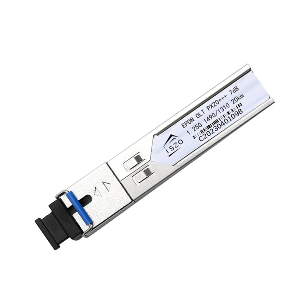 iszo A Piece pon Module EPON PX20+++ 1.25G Optical Fiber PON Module with 7/9db and SC Port, Compatible with BDCOM TPLINK Ubiquiti HIOSO VSOL Think