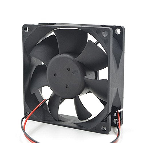axGear 80mm 8cm 12V Sleeve Bearing Quite Cooling Fan for Computer Case ATX Chassis