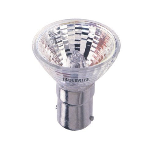 10 Pack 20 Watt MR11 Narrow Flood Double Contact Bayonet Base 12 Volt 2000 Hour Halogen Lightbulb