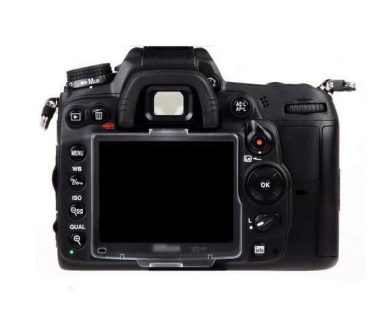 Screen Protective Cover Compatible for Nikon D90 Camera (BM-10), FANZR Transparent ABS Anti-Scratch Screen Protector (2 Pack)
