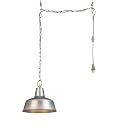 Mason Pendant Light Fixtures - Adjustable Hanging Lights for Kitchen Island, Dining Room - 10-Inch Farmhouse Light Fixtures with Metal Shade, Painted